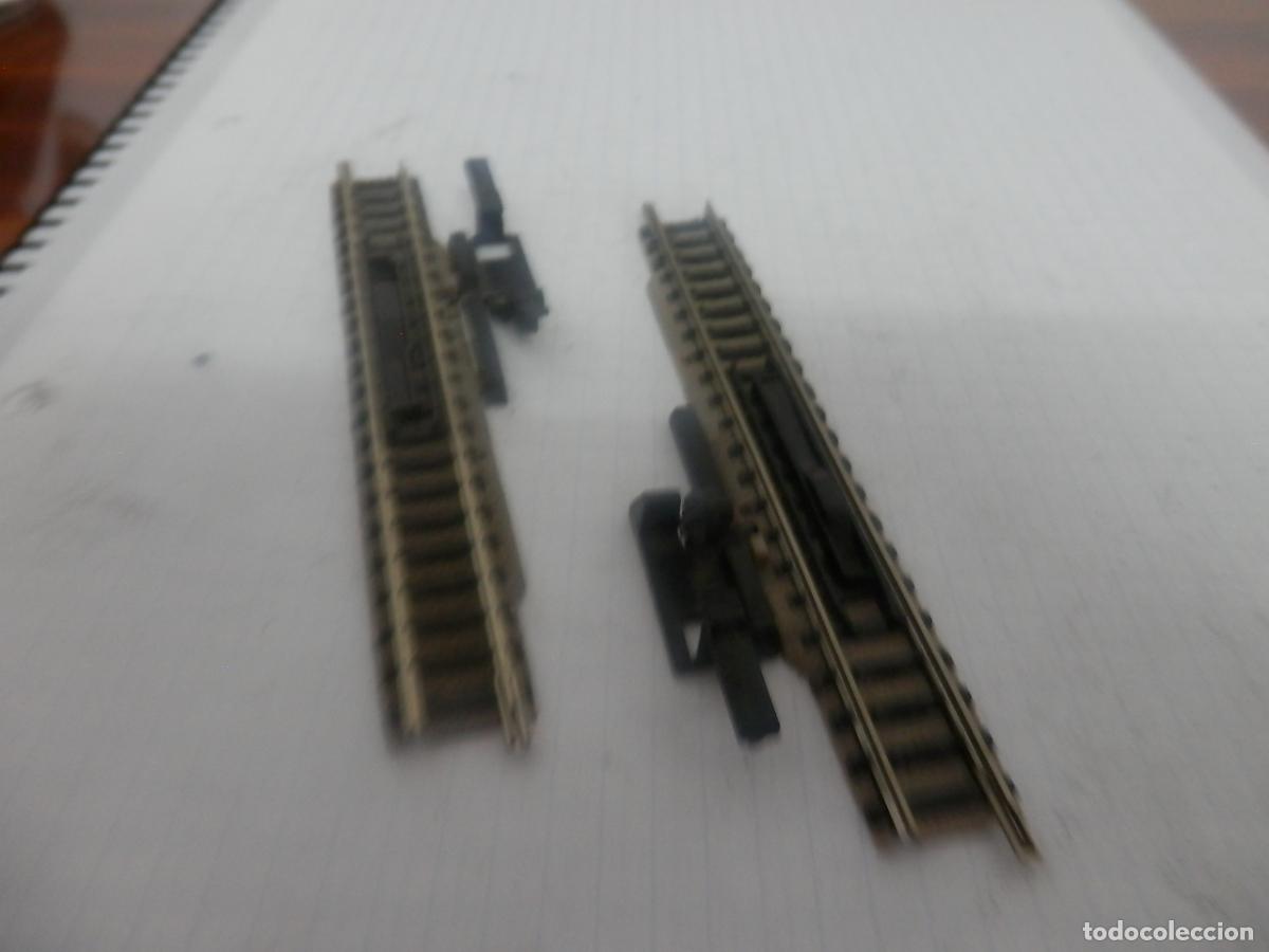 Trenes escala: LOTE VIAS DESENGANCHADORAS ESCALA N DE FLEISCHMANN