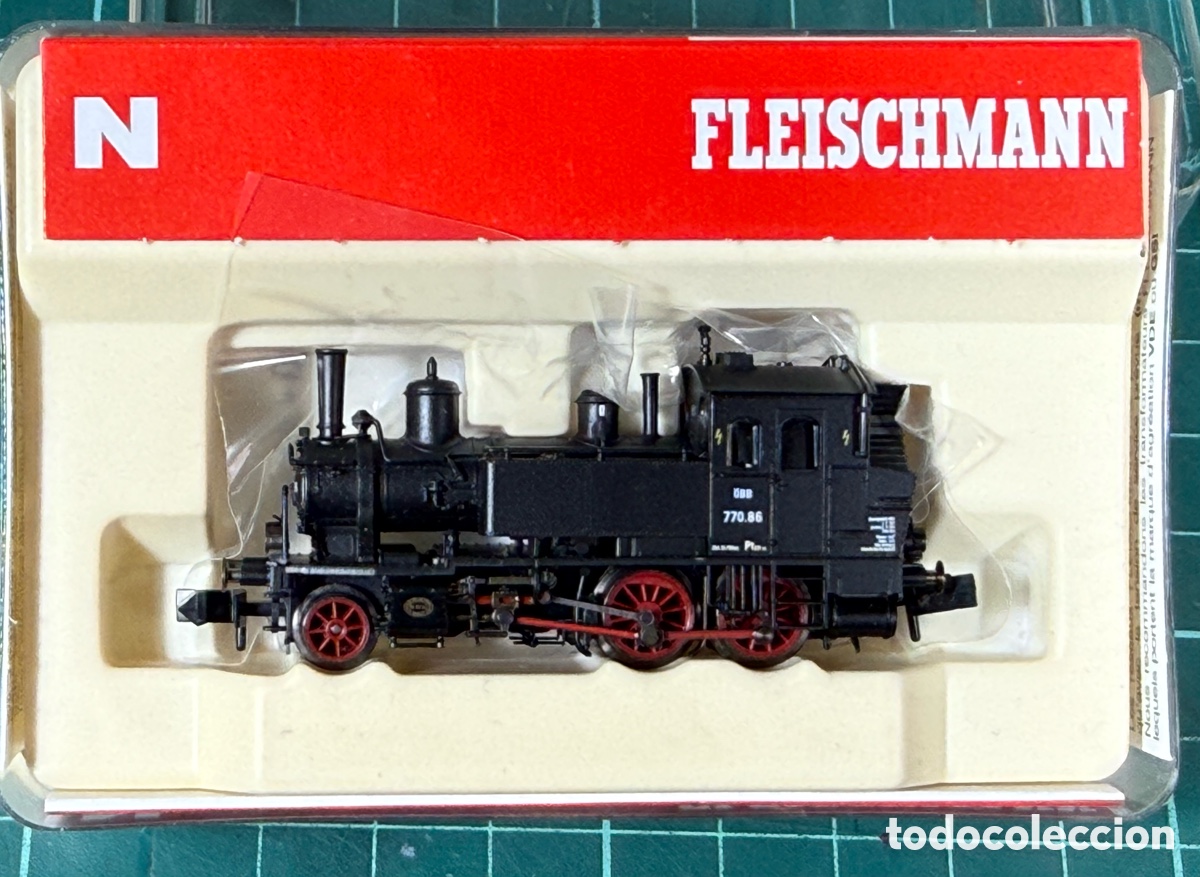 Trenes escala: LOCOMOTORA FLEISCHMANN 707002, &Otilde;BB 770.86