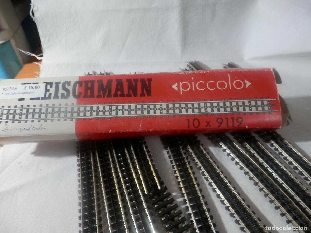 Trenes escala: LOTE VIAS PARA TREN CREMALLERA ESCALA N DE FLEISCHMANN