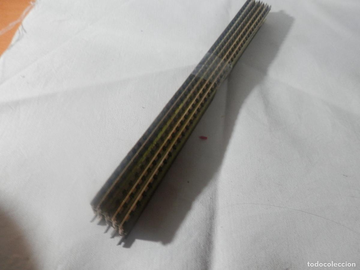 Trenes escala: LOTE 6 VIAS RECTAS REF 9100 ESCALA N DE FLEISCHMANN - Foto 3