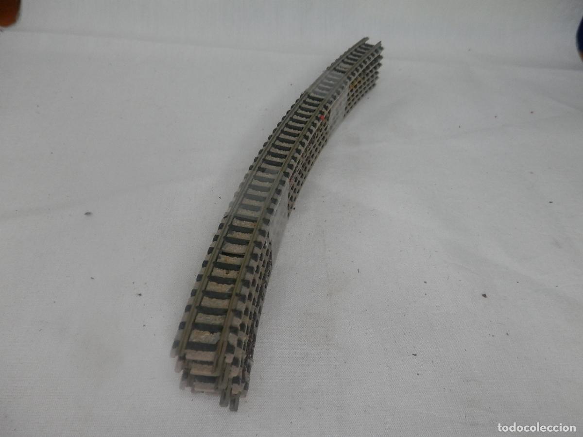 Trenes escala: LOTE 6 VIAS CURVAS REF 9130 ESCALA N DE FLEISCHMANN - Foto 3