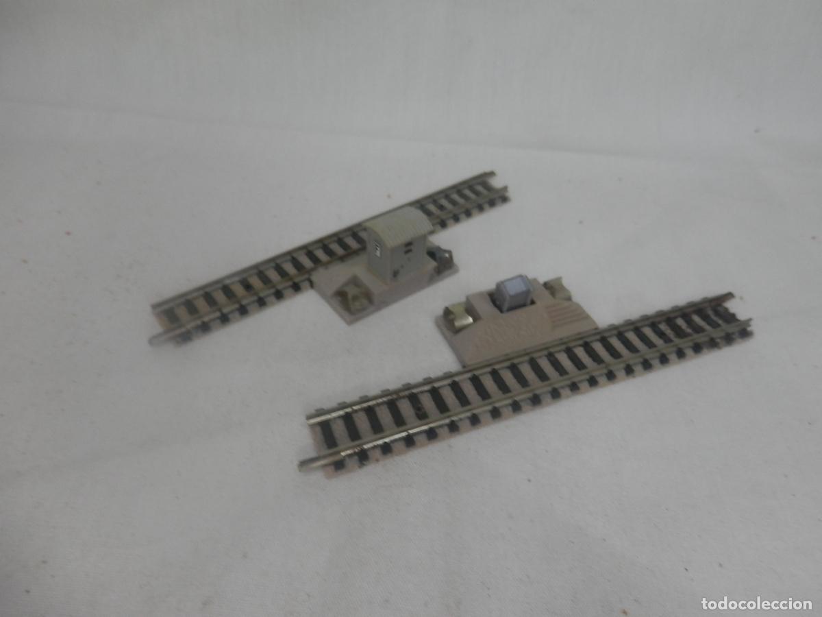 Trenes escala: LOTE VIAS TOMA DE CORRIENTE ESCALA N DE FLEISCHMANN