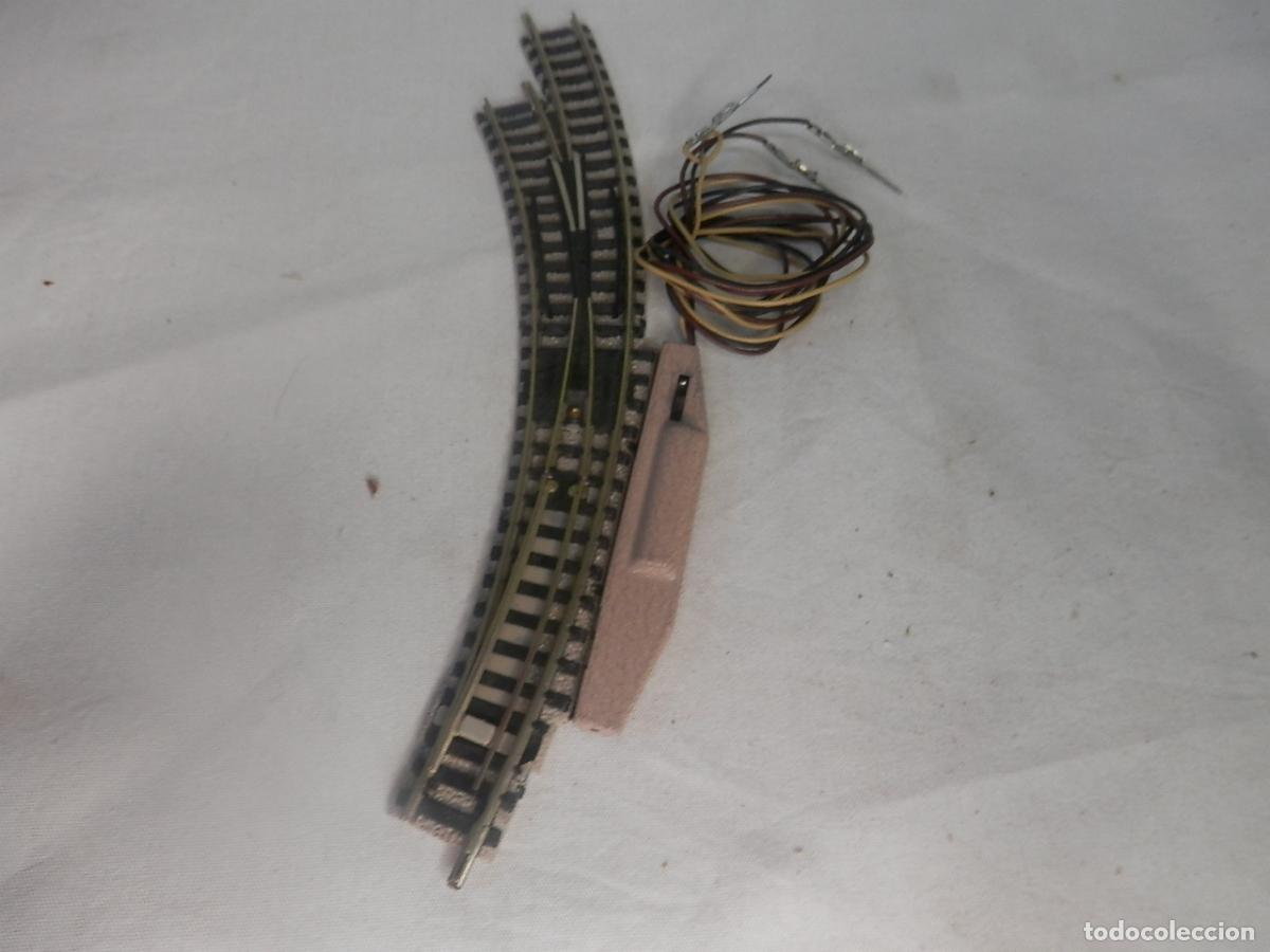 Trenes escala: DESVIO ELECTRICO EN CURVA IZQUIERDO ESCALA N DE FLEISCHMANN
