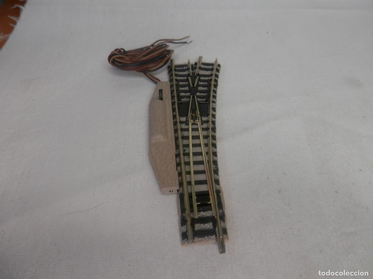 Trenes escala: DESVIO ELECTRICO DERECHO ESCALA N DE FLEISCHMANN - Foto 5