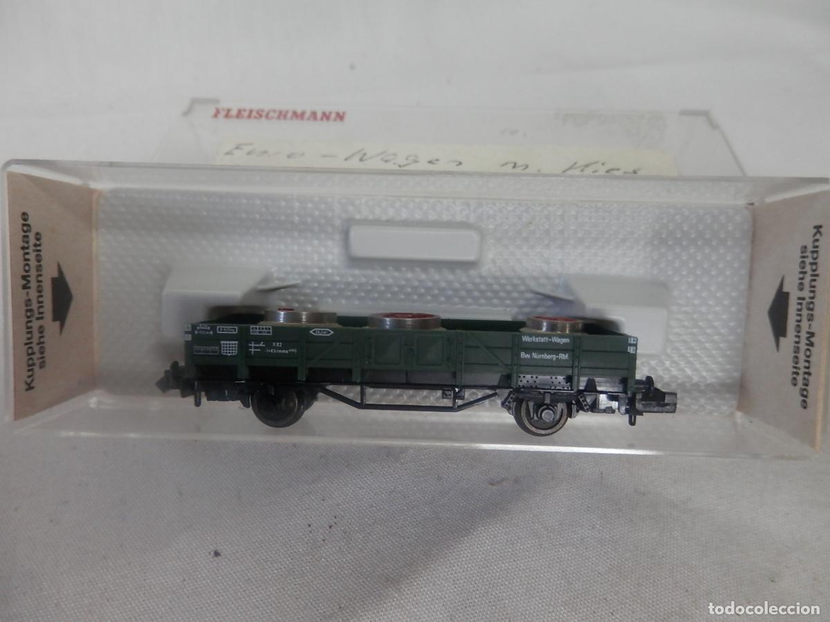 Trenes escala: VAGON BORDE BAJO ESCALA N DE FLEISCHMANN
