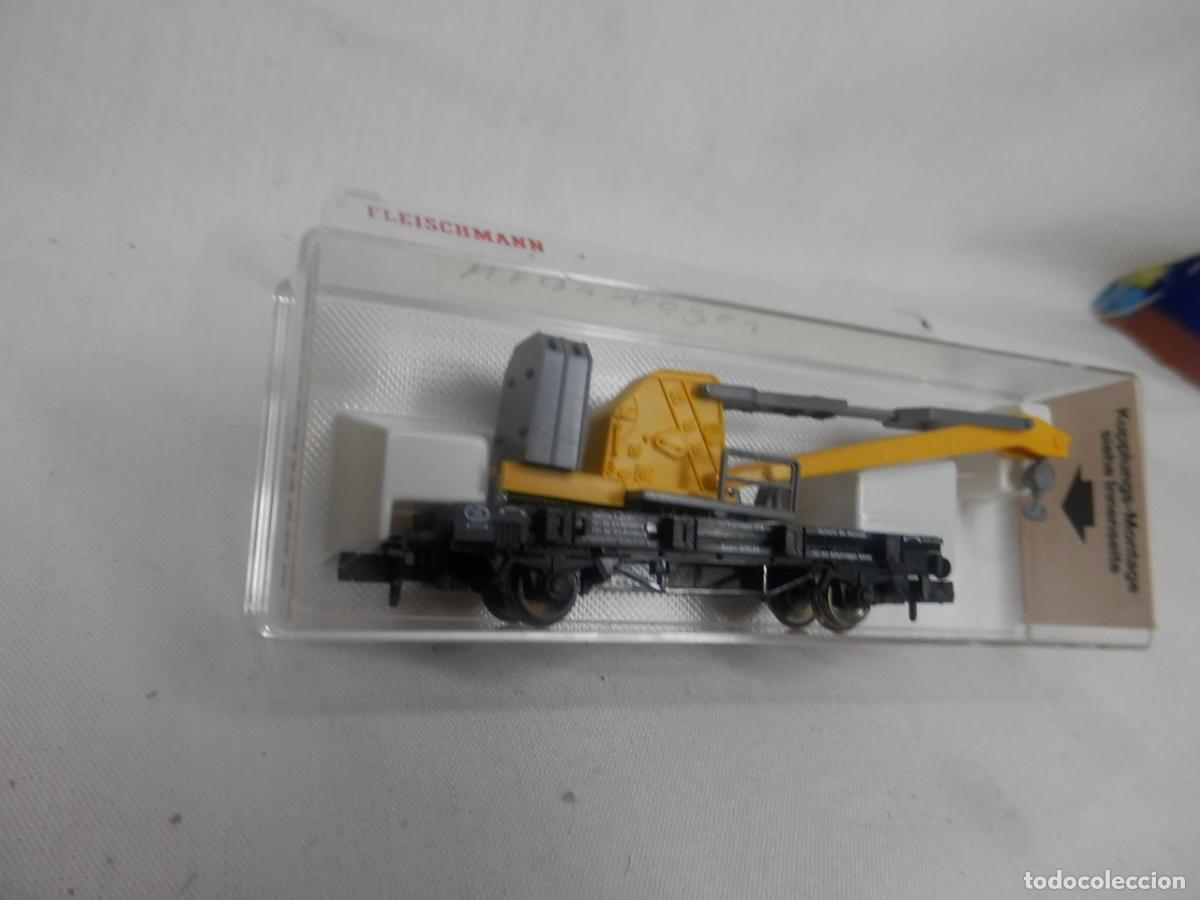 Trenes escala: GRUA ESCALA N DE FLEISCHMANN - Foto 2