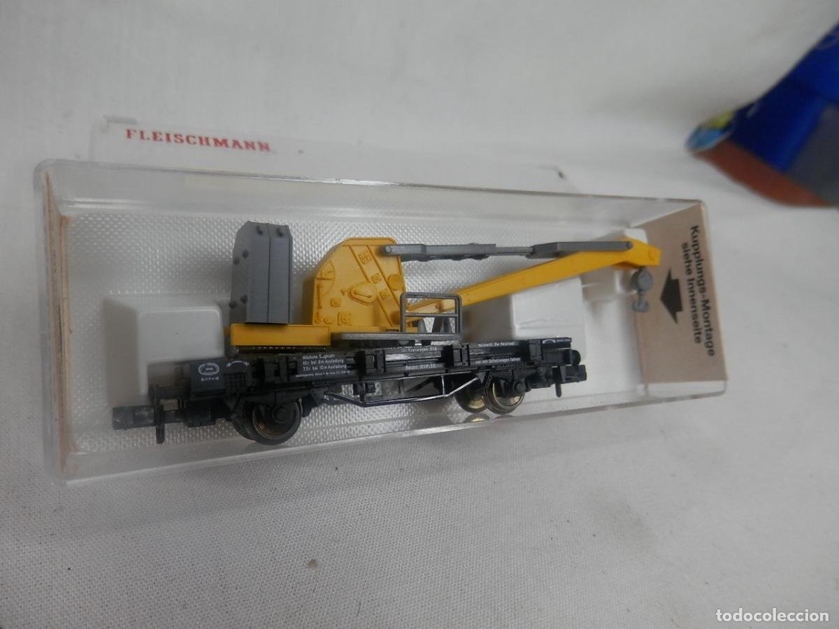 Trenes escala: GRUA ESCALA N DE FLEISCHMANN - Foto 4