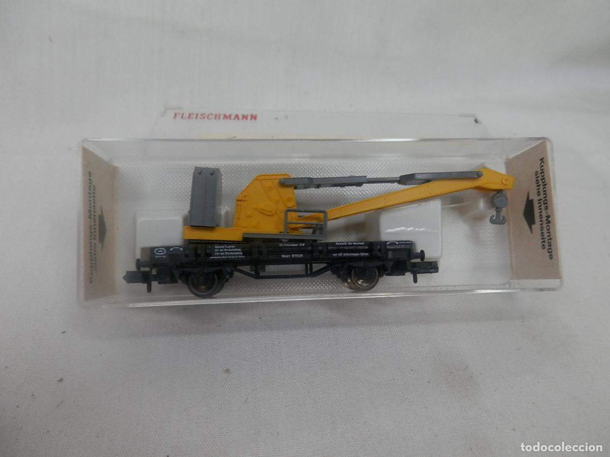 Trenes escala: GRUA ESCALA N DE FLEISCHMANN - Foto 5