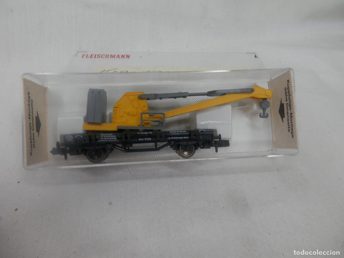 Trenes escala: GRUA ESCALA N DE FLEISCHMANN
