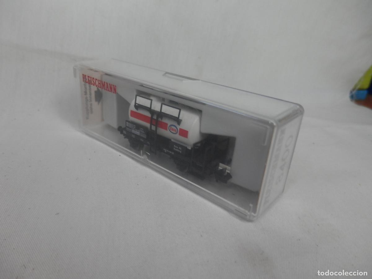 Trenes escala: VAGON CISTERNA ESSO ESCALA N DE FLEISCHMANN - Foto 15