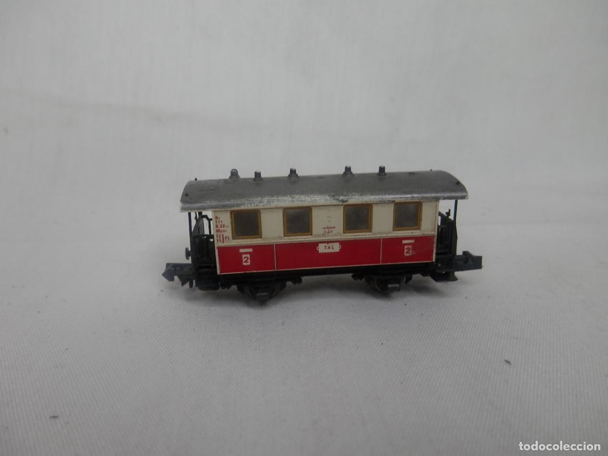 Trenes escala: VAGON PASAJEROS 2 EJES ESCALA N DE FLEISCHMANN - Foto 5