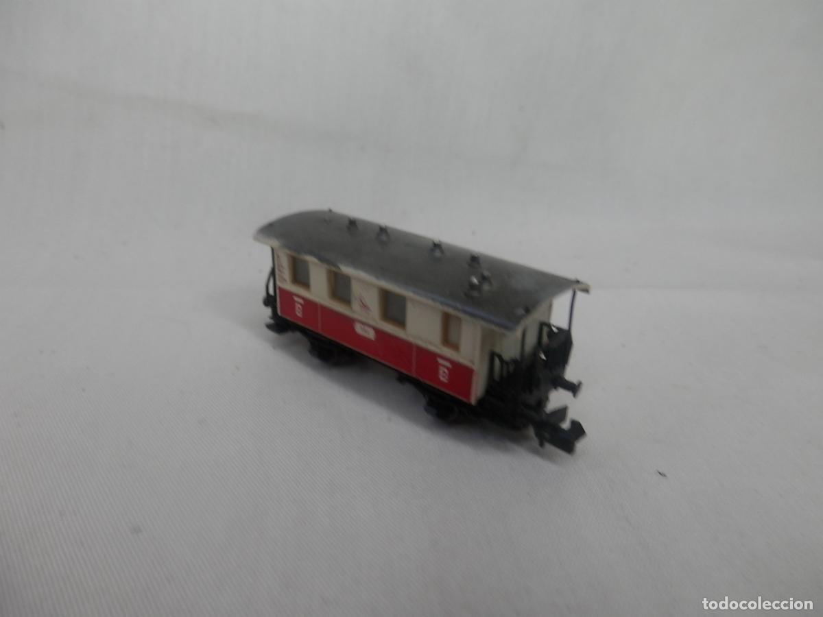 Trenes escala: VAGON PASAJEROS 2 EJES ESCALA N DE FLEISCHMANN - Foto 7