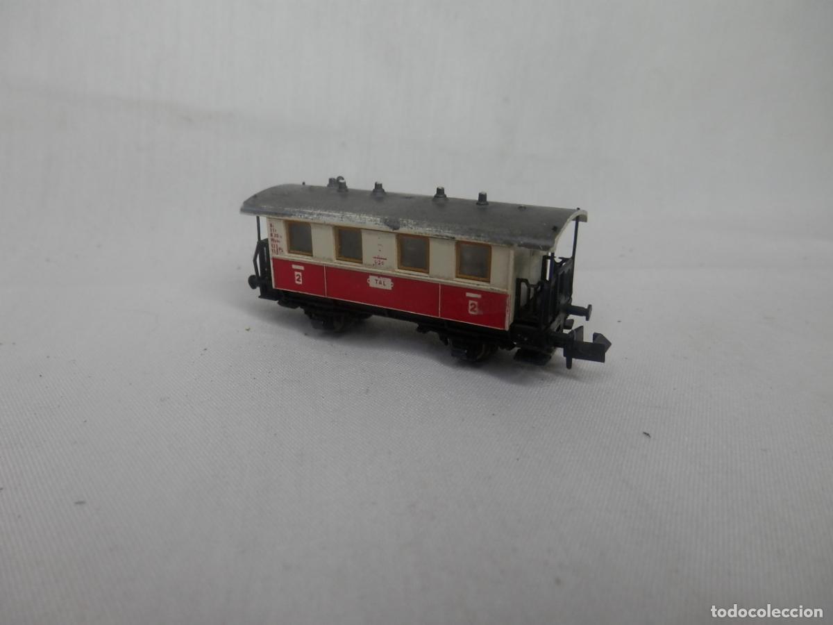 Trenes escala: VAGON PASAJEROS 2 EJES ESCALA N DE FLEISCHMANN - Foto 8