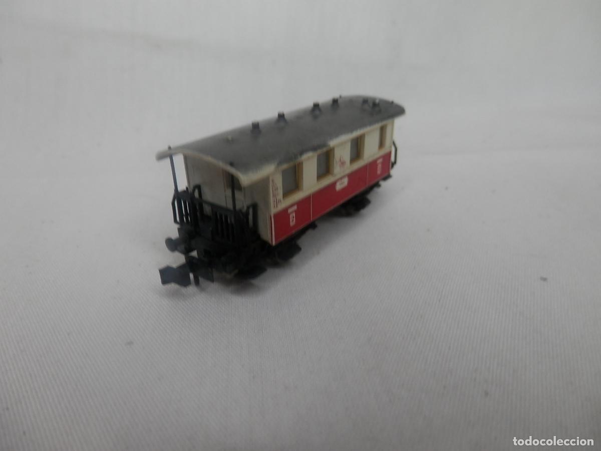 Trenes escala: VAGON PASAJEROS 2 EJES ESCALA N DE FLEISCHMANN - Foto 10