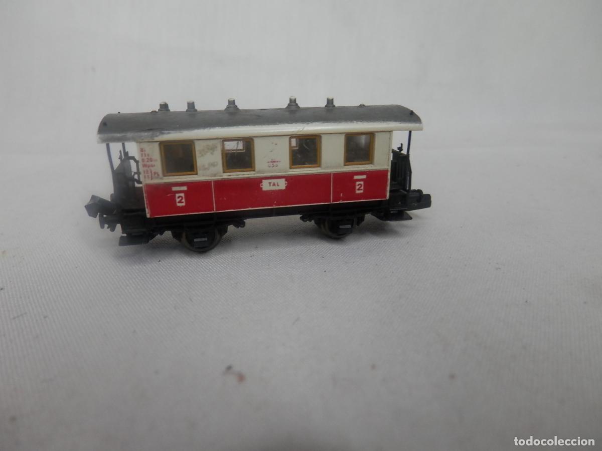 Trenes escala: VAGON PASAJEROS 2 EJES ESCALA N DE FLEISCHMANN - Foto 2