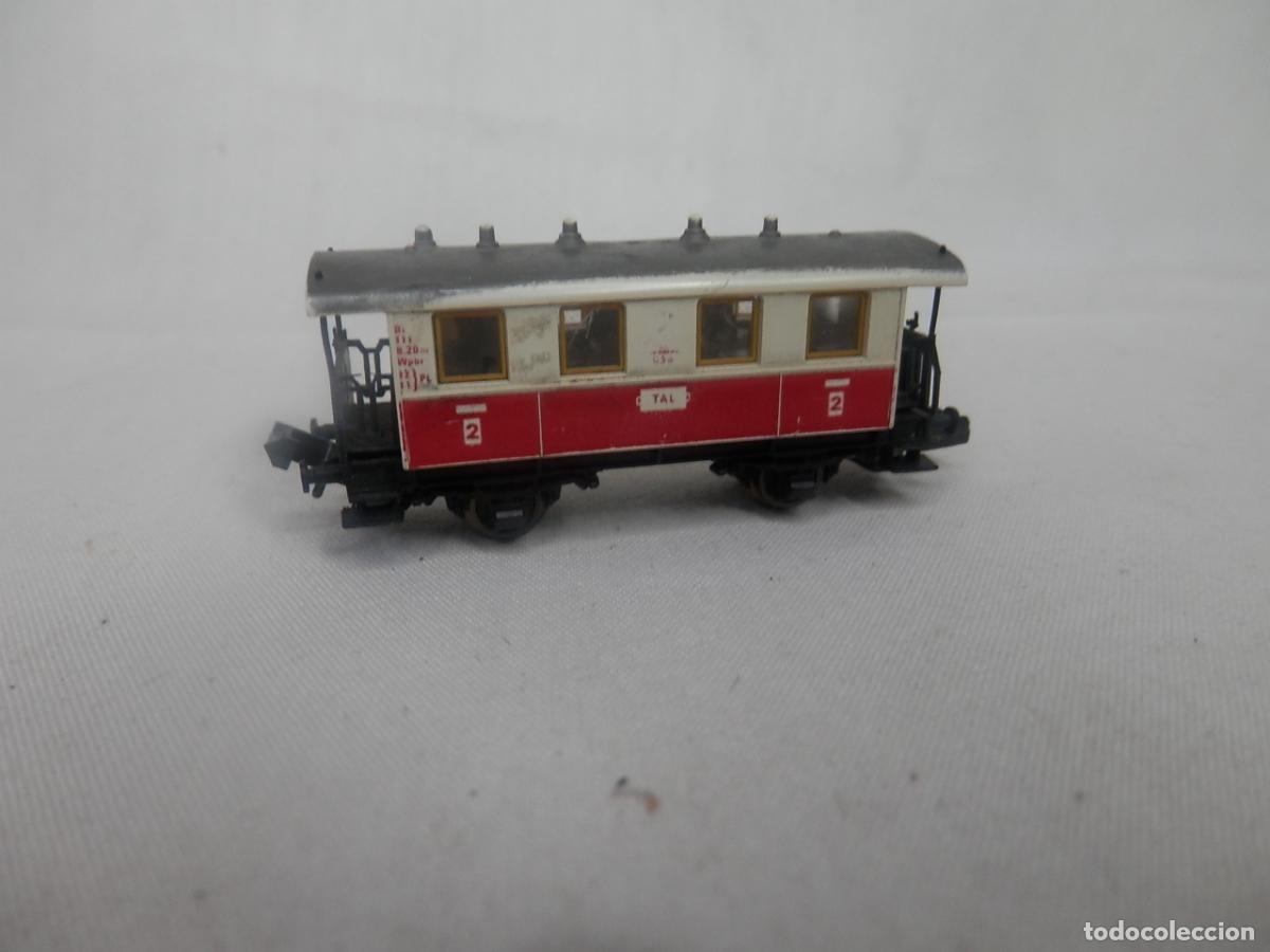 Trenes escala: VAGON PASAJEROS 2 EJES ESCALA N DE FLEISCHMANN - Foto 4