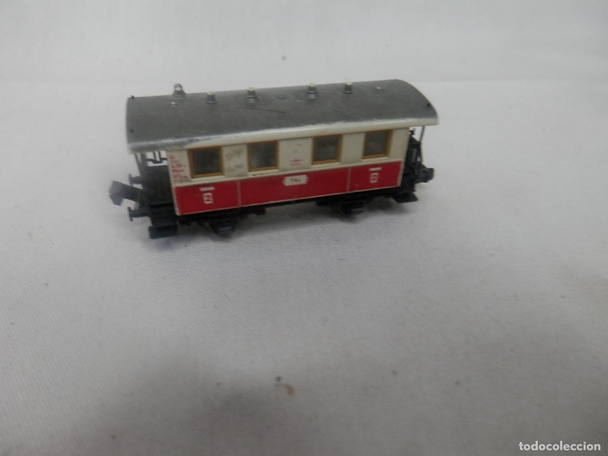 Trenes escala: VAGON PASAJEROS 2 EJES ESCALA N DE FLEISCHMANN - Foto 5