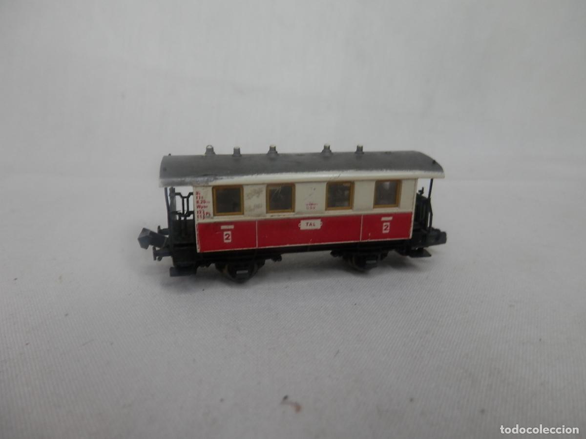 Trenes escala: VAGON PASAJEROS 2 EJES ESCALA N DE FLEISCHMANN - Foto 6