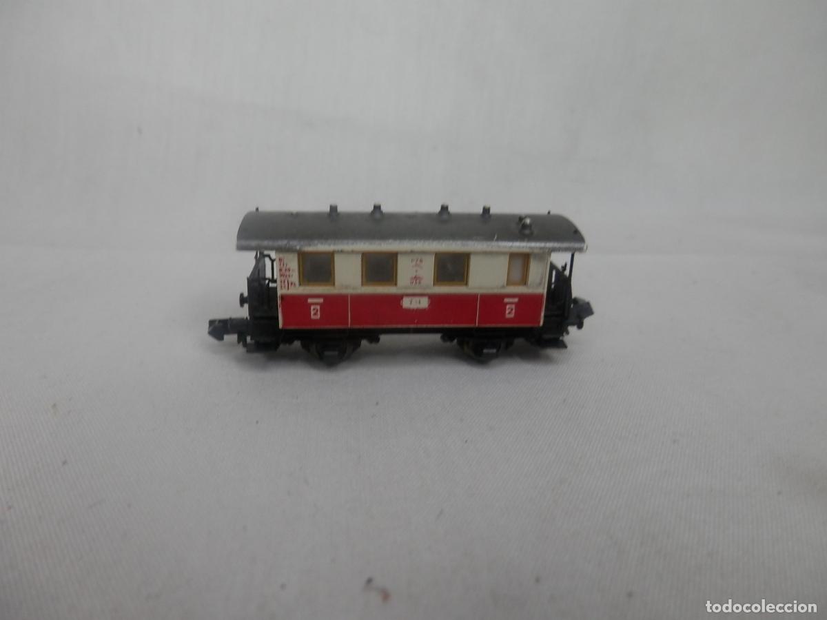 Trenes escala: VAGON PASAJEROS 2 EJES ESCALA N DE FLEISCHMANN - Foto 7