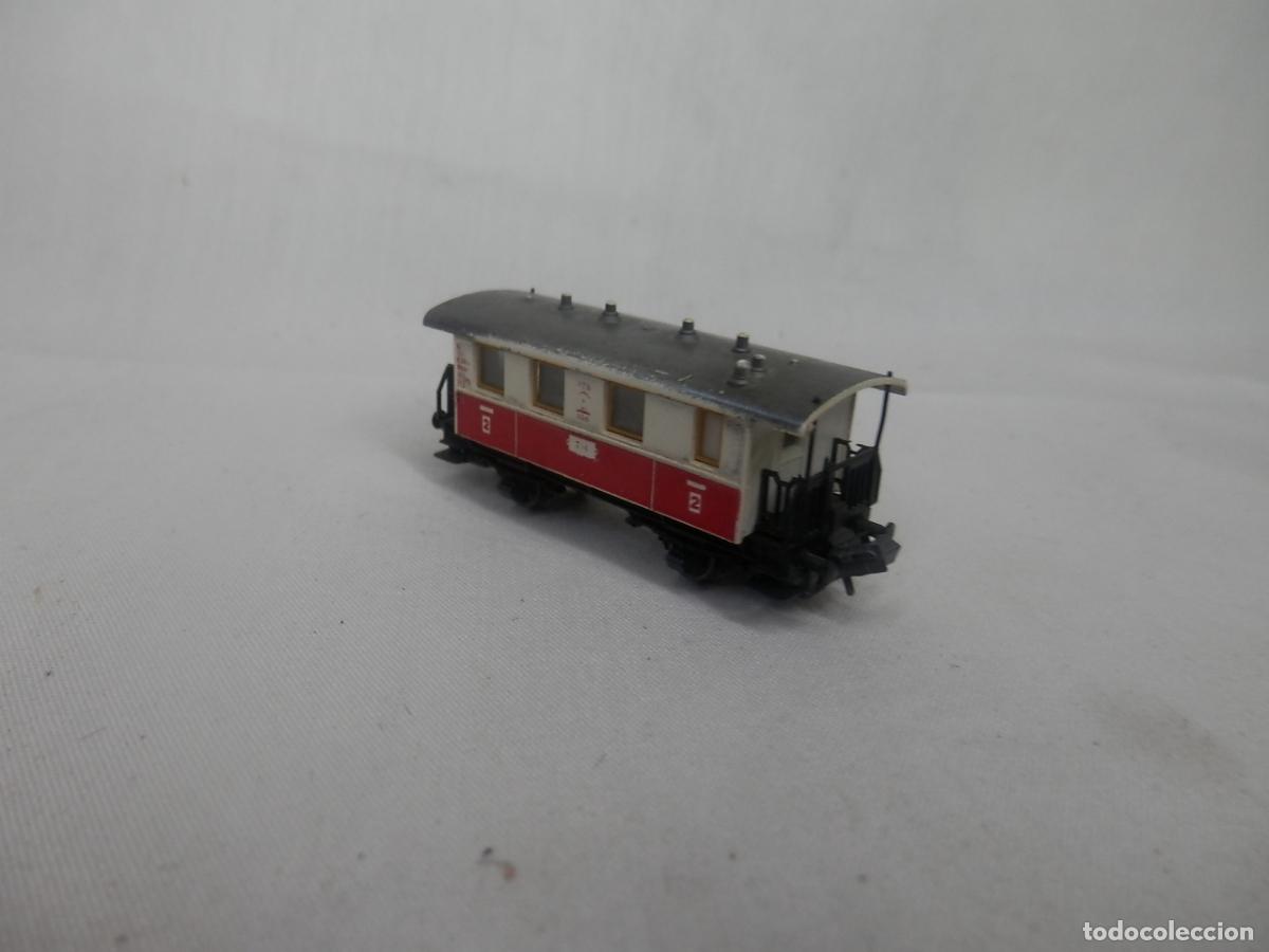 Trenes escala: VAGON PASAJEROS 2 EJES ESCALA N DE FLEISCHMANN - Foto 10