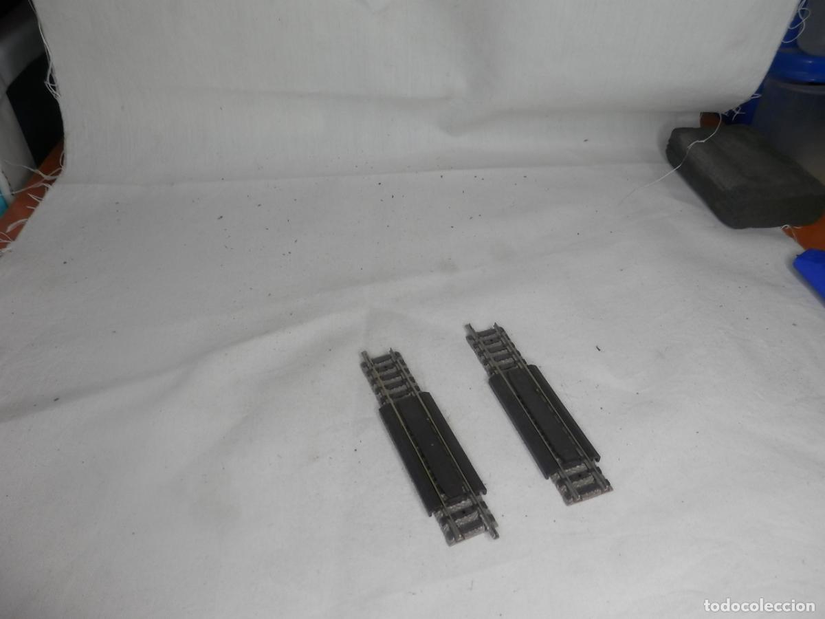 Trenes escala: LOTE VIAS LONGITUD VARIABLE ESCALA N DE FLEISCHMANN - Foto 6