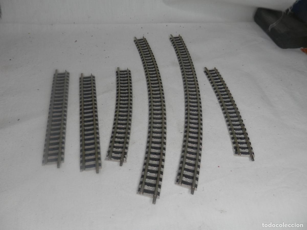 Trenes escala: LOTE VIAS ESCALA N DE FLEISCHMANN - Foto 2