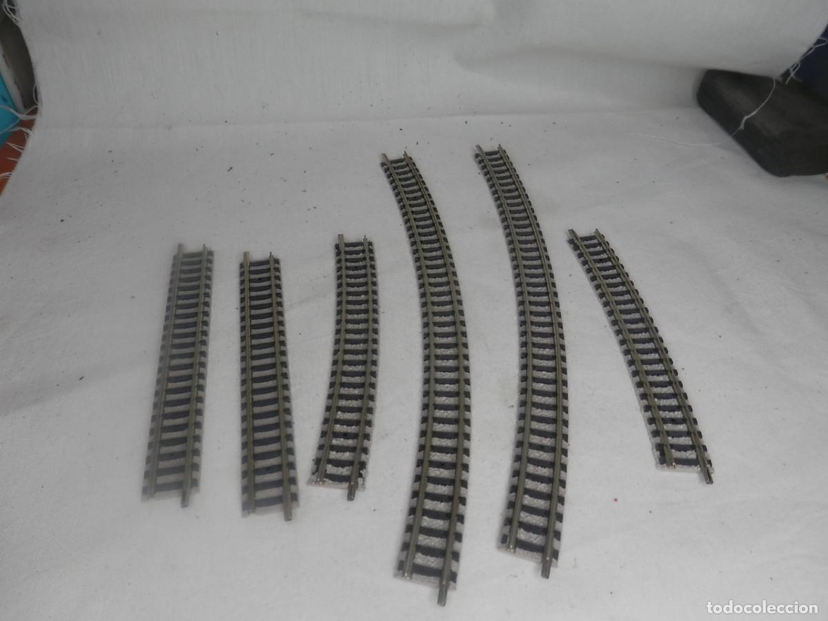 Trenes escala: LOTE VIAS ESCALA N DE FLEISCHMANN - Foto 3