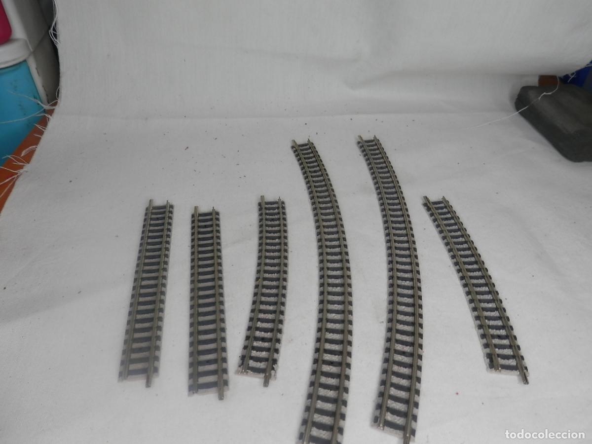 Trenes escala: LOTE VIAS ESCALA N DE FLEISCHMANN - Foto 4