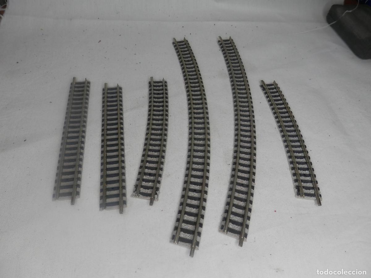 Trenes escala: LOTE VIAS ESCALA N DE FLEISCHMANN - Foto 5