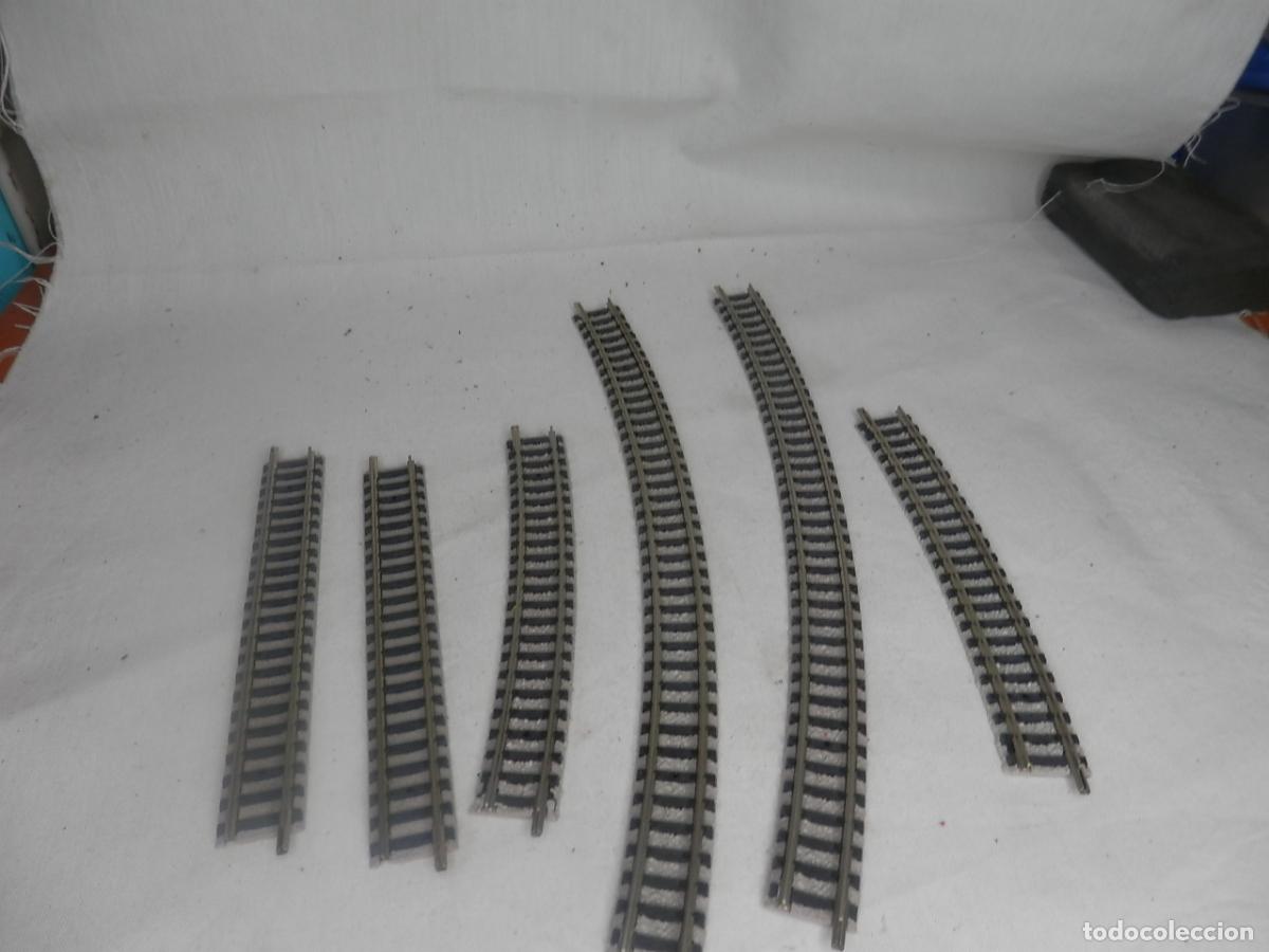 Trenes escala: LOTE VIAS ESCALA N DE FLEISCHMANN - Foto 1