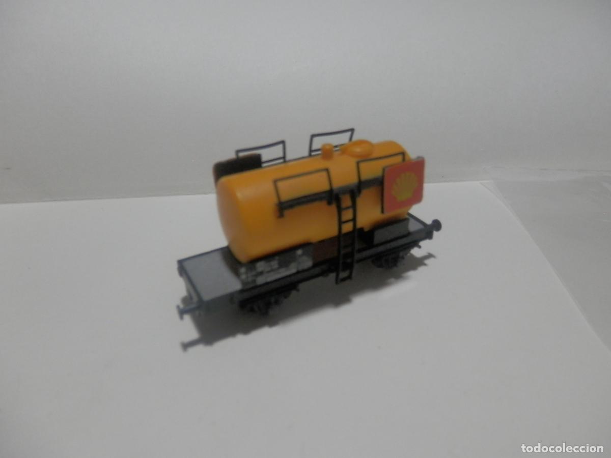 Trenes escala: VAGON CISTERNA ESCALA N DE FLEISCHMANN - Foto 2