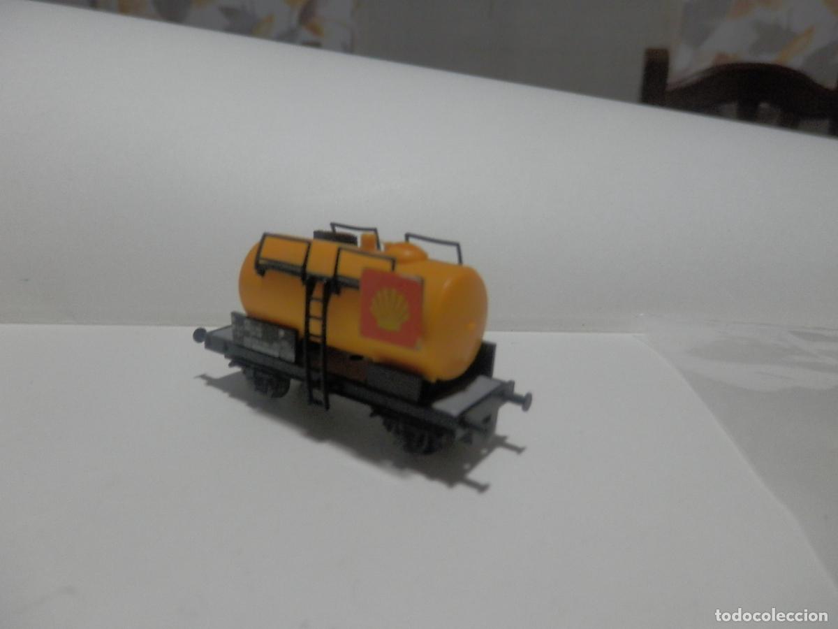Trenes escala: VAGON CISTERNA ESCALA N DE FLEISCHMANN - Foto 5