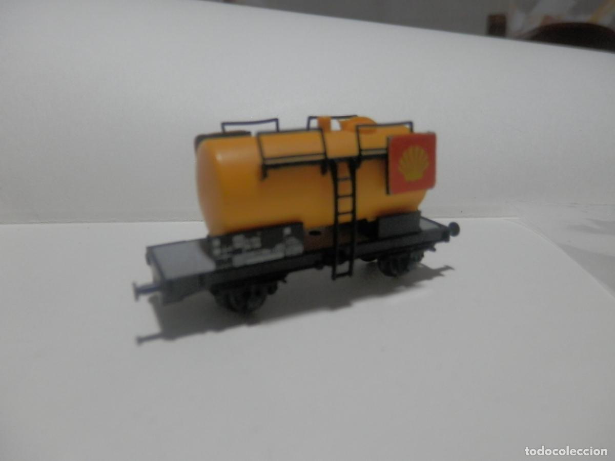Trenes escala: VAGON CISTERNA ESCALA N DE FLEISCHMANN - Foto 6