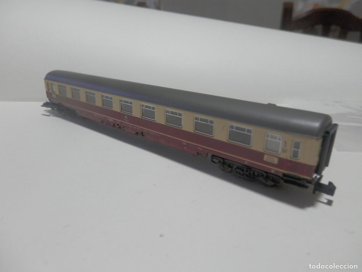 Trenes escala: VAGON PASAJEROS DDE LA DB ESCALA N DE FLEISCHMANN CON LUZ - Foto 13