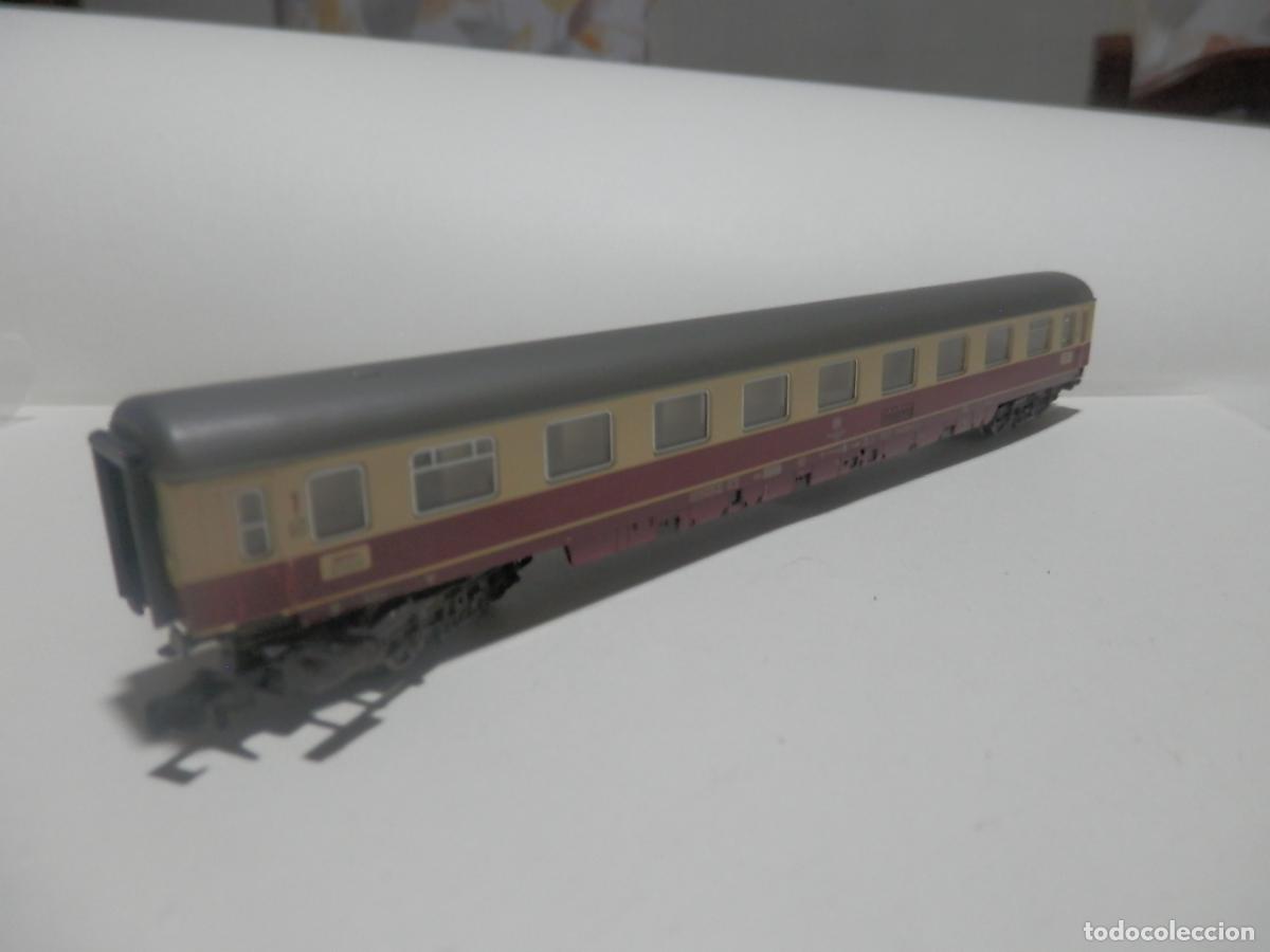 Trenes escala: VAGON PASAJEROS DDE LA DB ESCALA N DE FLEISCHMANN CON LUZ - Foto 15