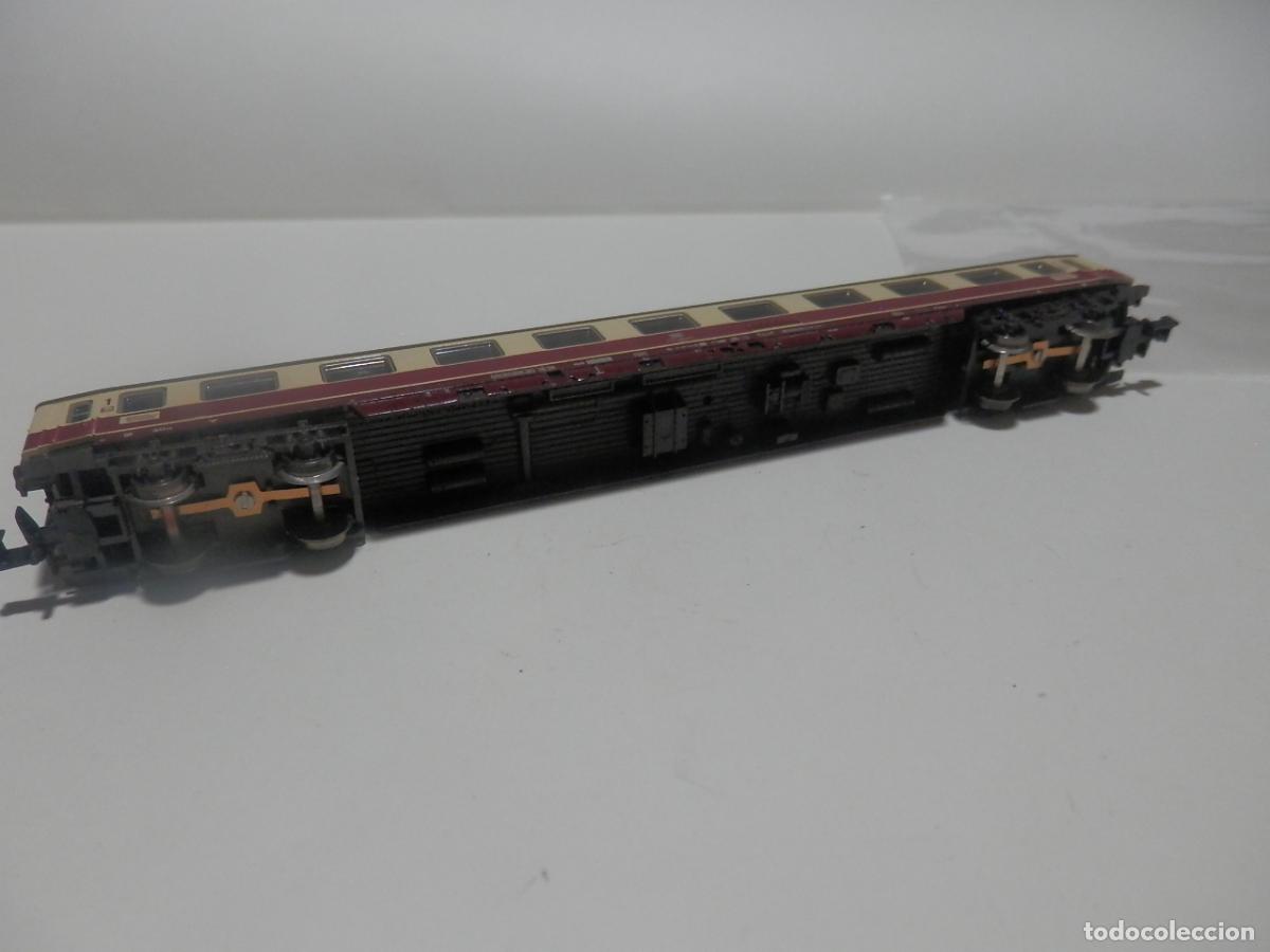 Trenes escala: VAGON PASAJEROS DDE LA DB ESCALA N DE FLEISCHMANN CON LUZ - Foto 5
