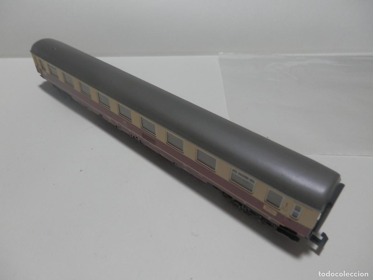 Trenes escala: VAGON PASAJEROS DDE LA DB ESCALA N DE FLEISCHMANN CON LUZ - Foto 6