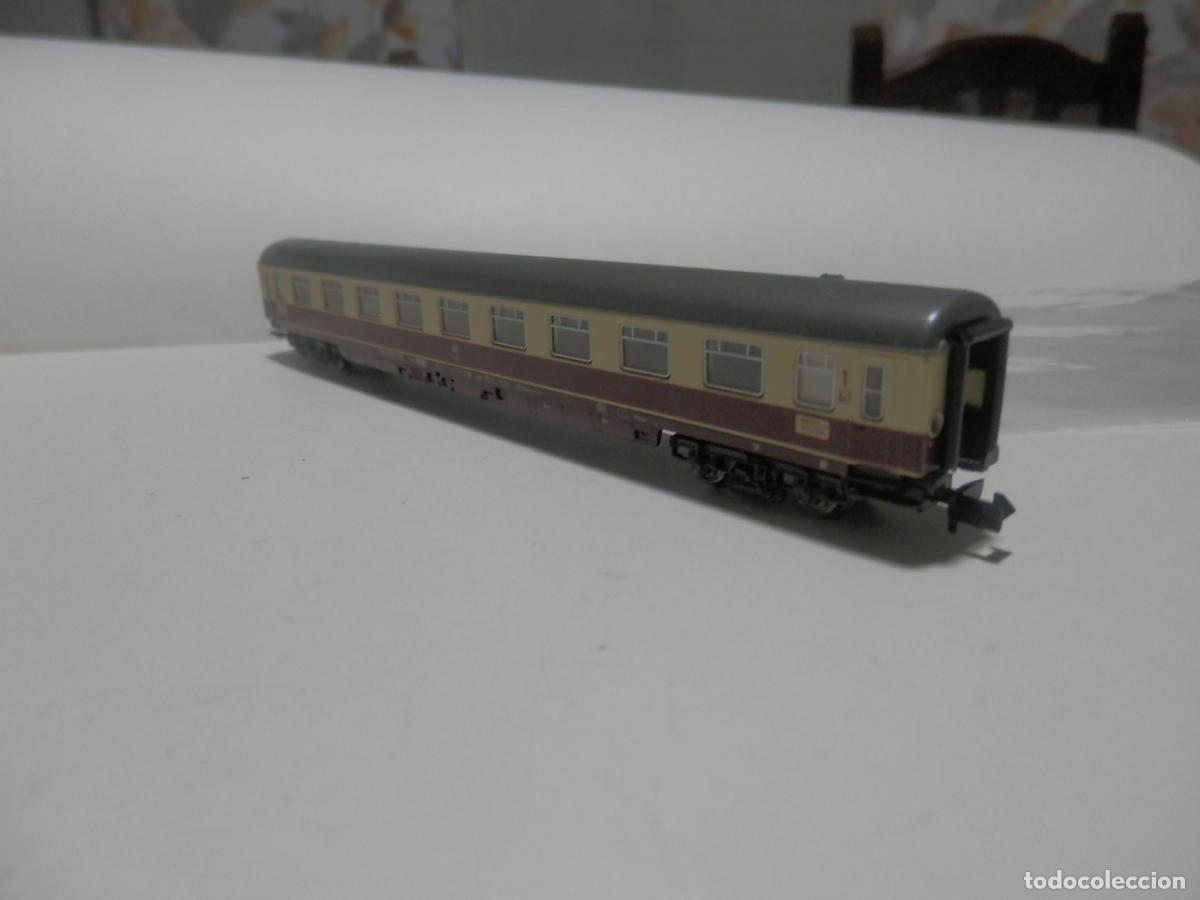 Trenes escala: VAGON PASAJEROS DDE LA DB ESCALA N DE FLEISCHMANN CON LUZ - Foto 8