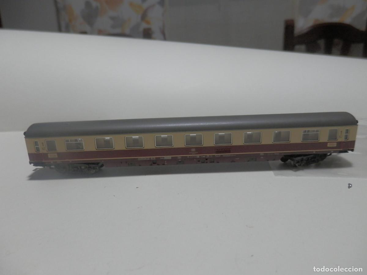 Trenes escala: VAGON PASAJEROS DDE LA DB ESCALA N DE FLEISCHMANN CON LUZ - Foto 11