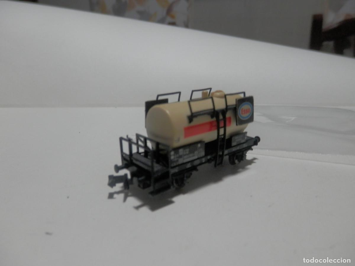 Trenes escala: VAGON CISTERNA ESCALA N DE FLEISCHMANN - Foto 4