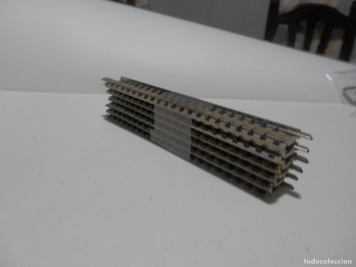 Trenes escala: LOTE VIAS RECTAS ESCALA N DE FLEISCHMANN - Foto 4