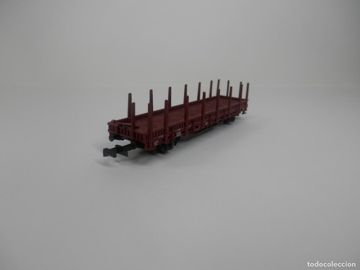 Trenes escala: VAGON TELERO ESCALA N DE FLEISCHMANN - Foto 6