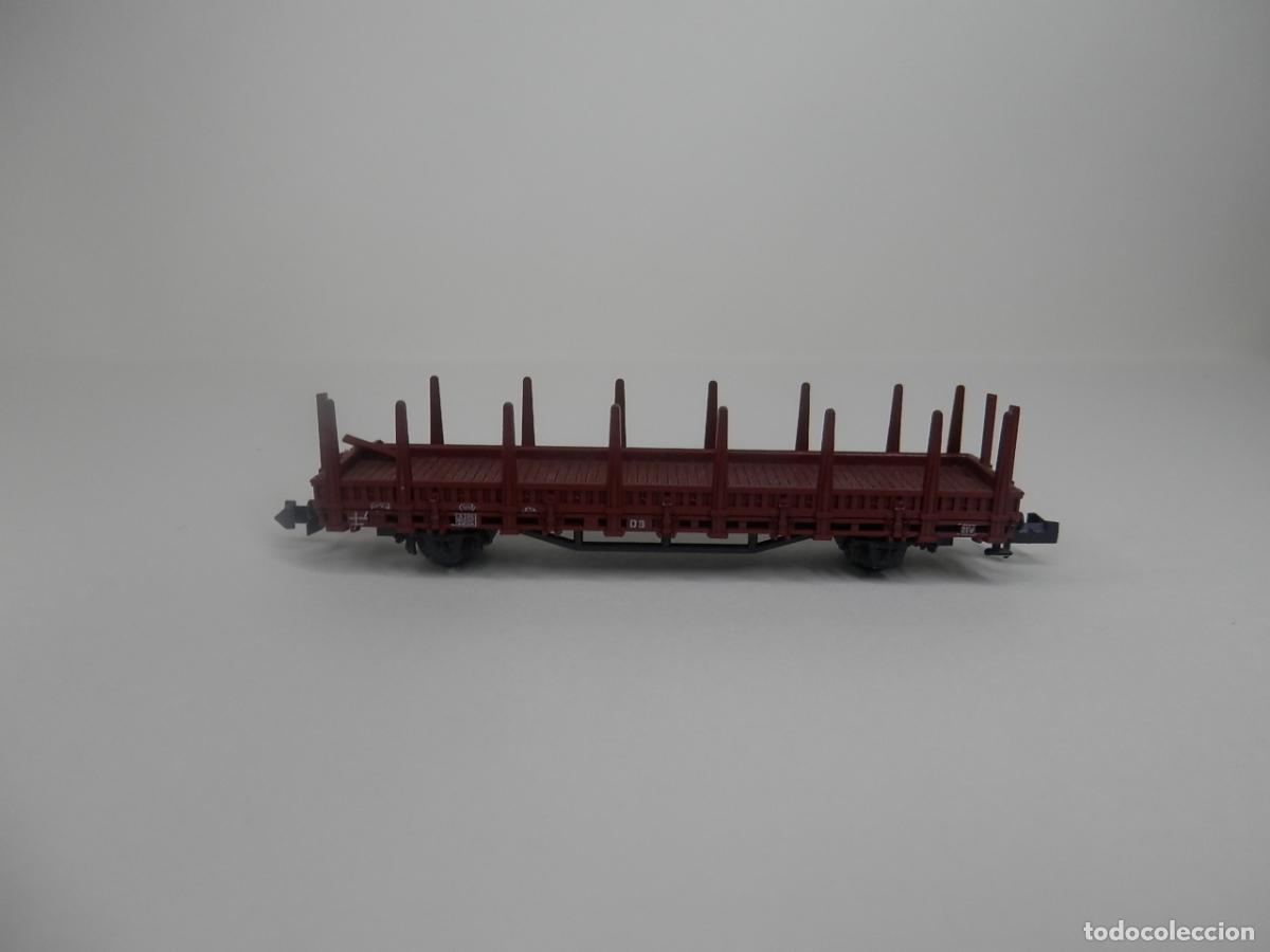 Trenes escala: VAGON TELERO ESCALA N DE FLEISCHMANN - Foto 1