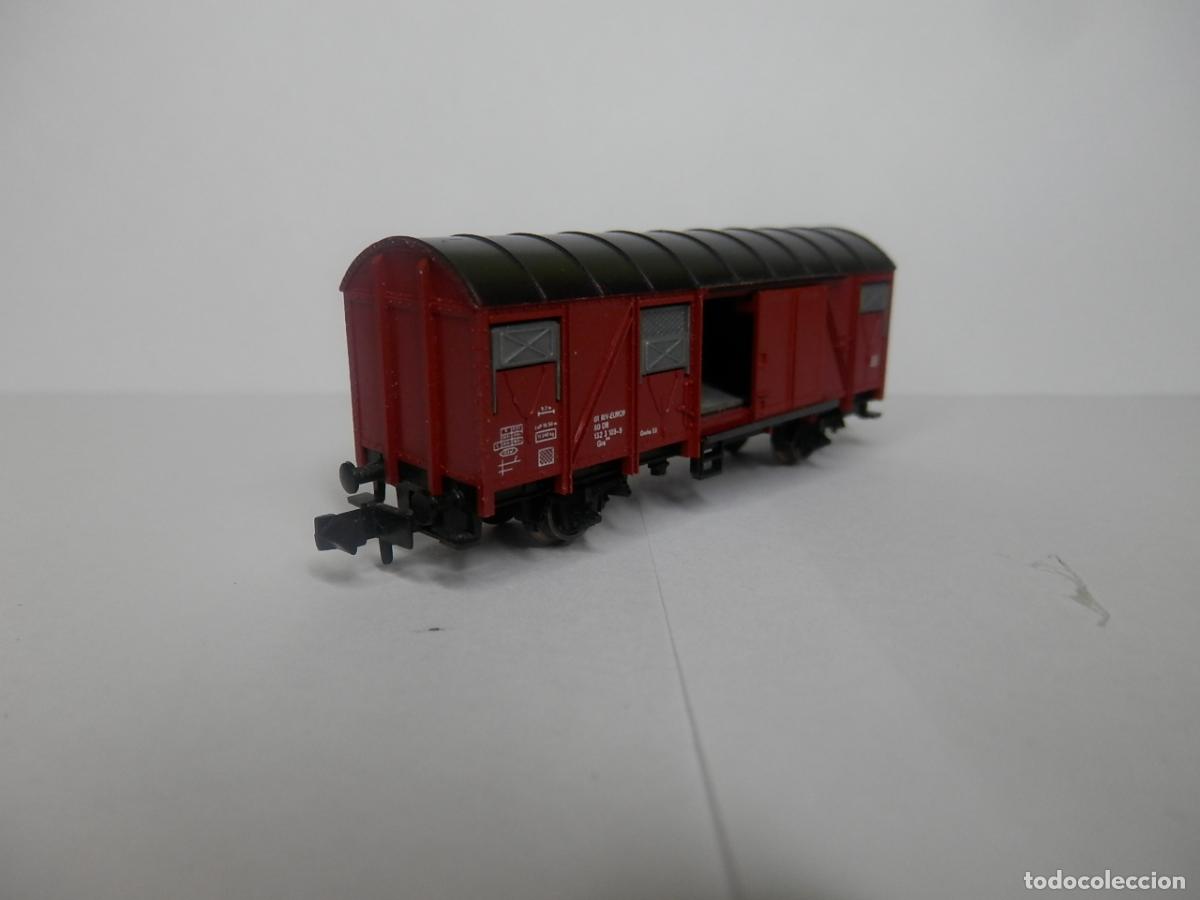 Trenes escala: VAGON CERRADO ESCALA N DE FLEISCHMANN - Foto 2