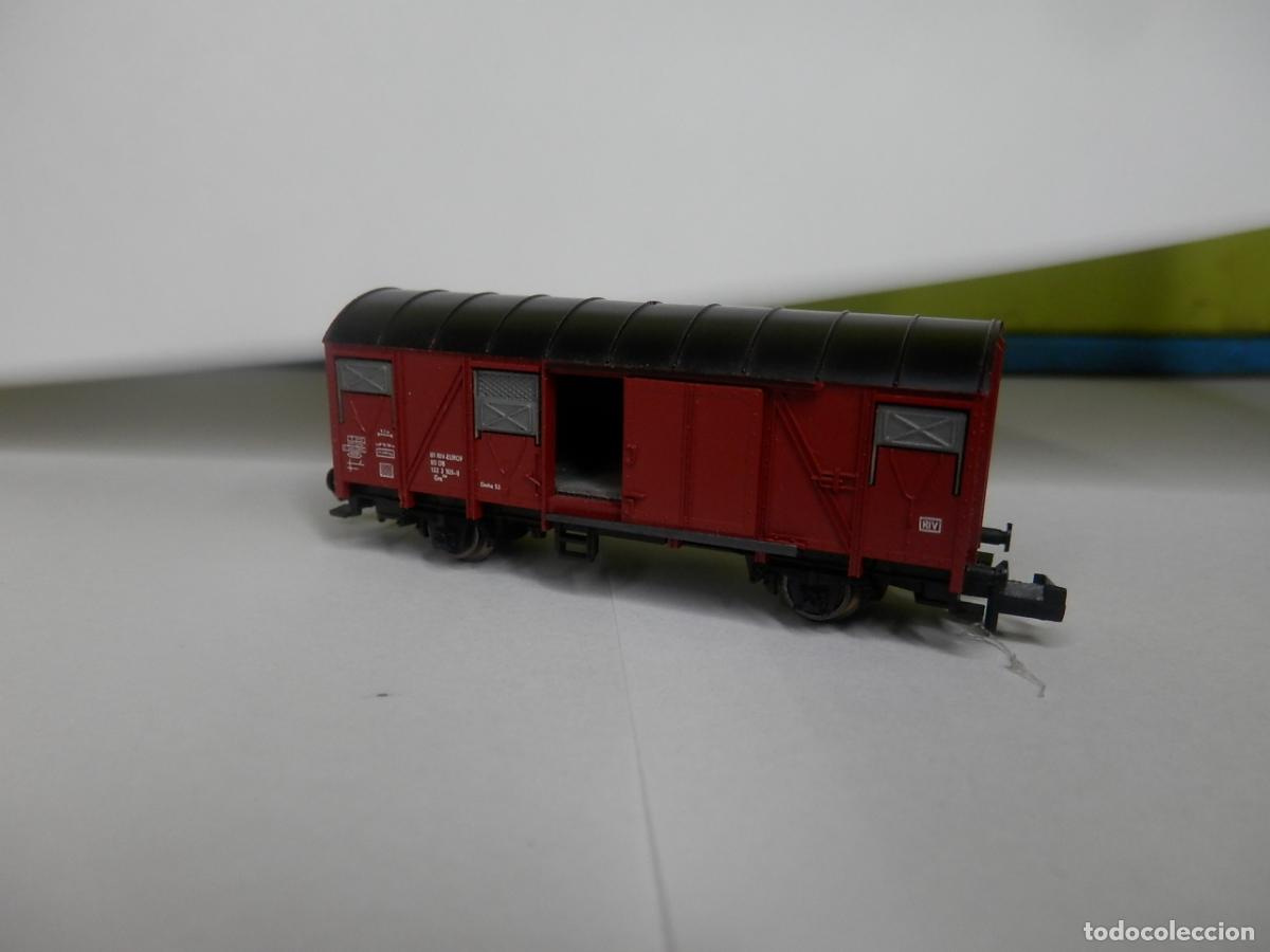 Trenes escala: VAGON CERRADO ESCALA N DE FLEISCHMANN - Foto 4