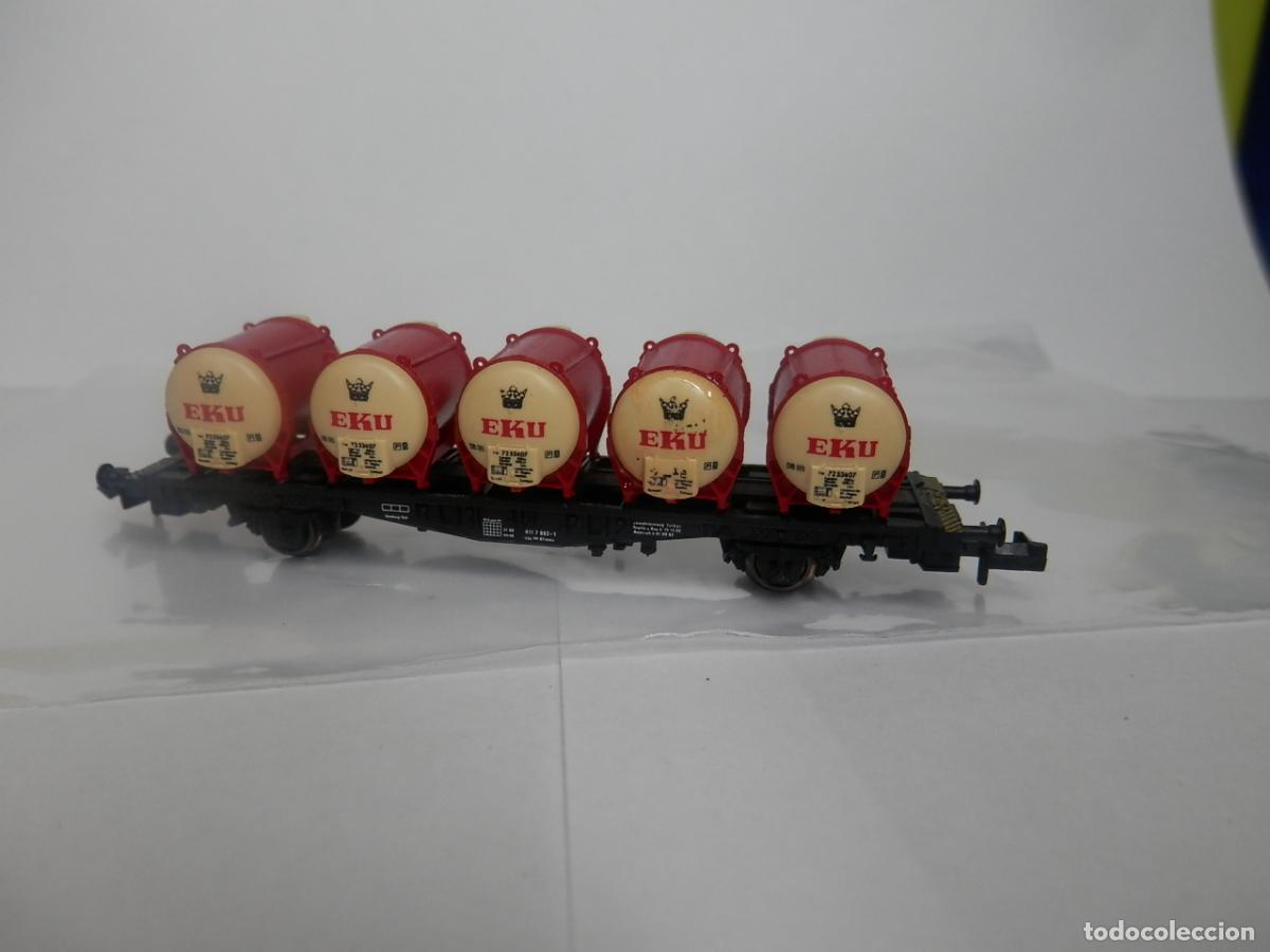 Trenes escala: VAGON RESIDUOS ESCALA N DE FLEISCHMANN - Foto 2
