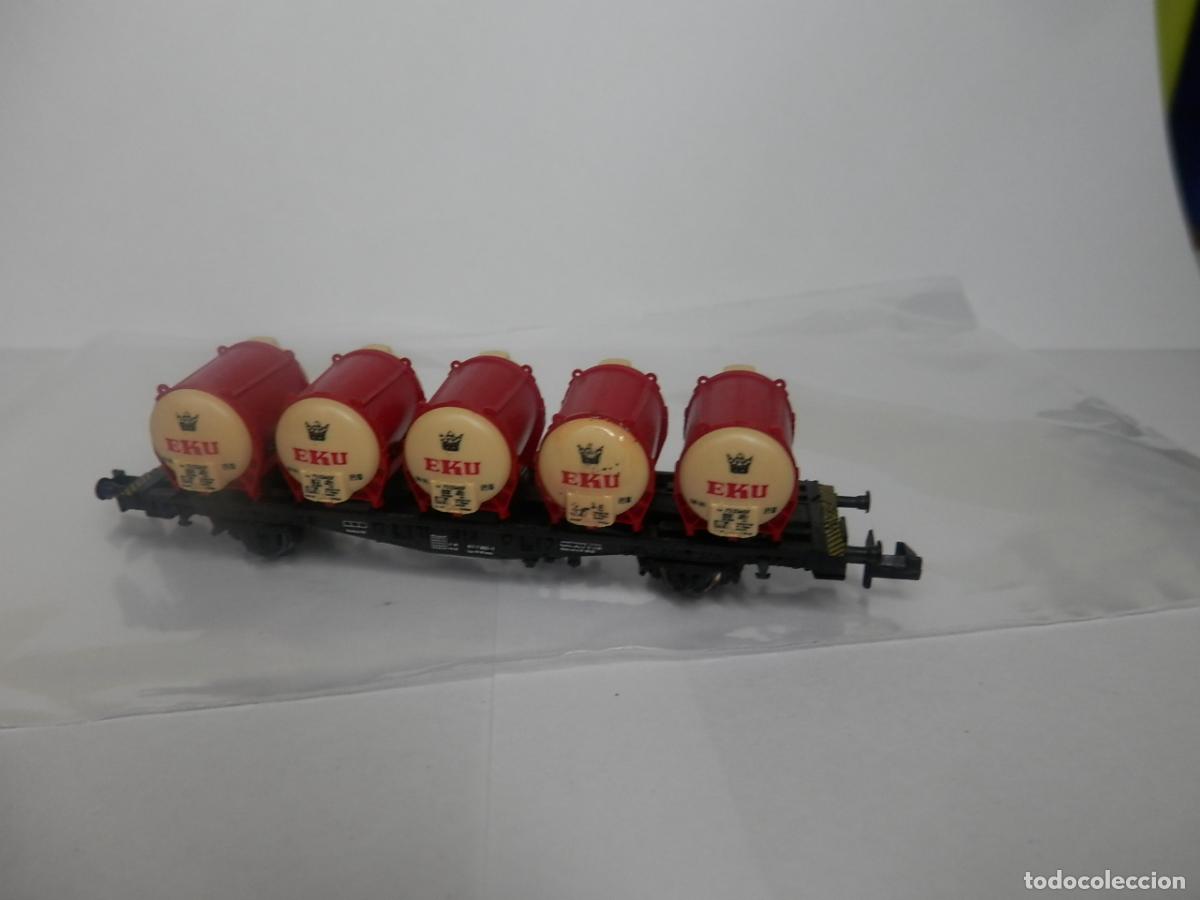Trenes escala: VAGON RESIDUOS ESCALA N DE FLEISCHMANN - Foto 3
