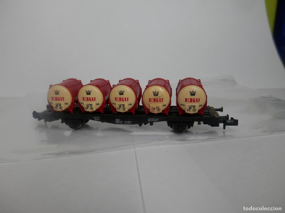 Trenes escala: VAGON RESIDUOS ESCALA N DE FLEISCHMANN - Foto 6