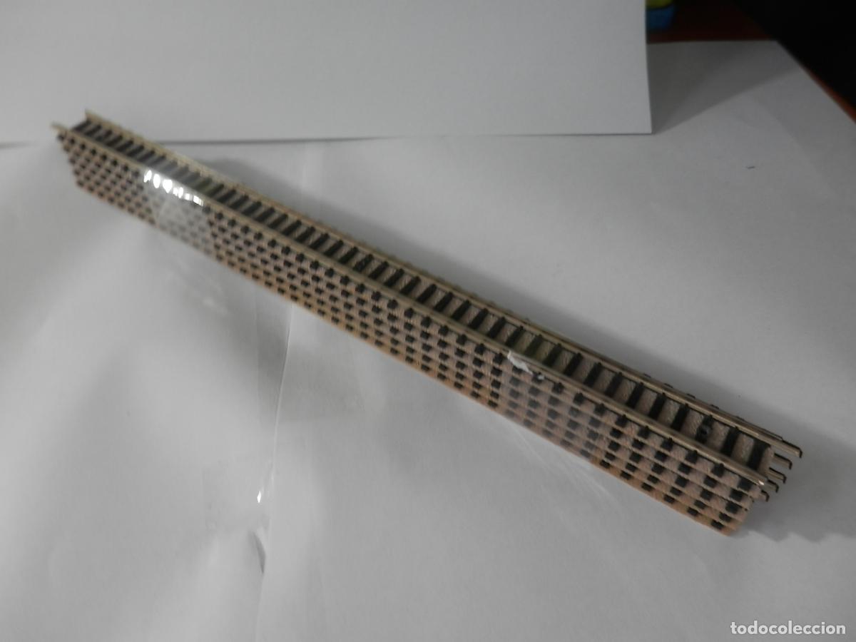 Trenes escala: LOTE 5 VIAS RECTAS REF 9100 ESCALA N DE FLEISCHMANN - Foto 3