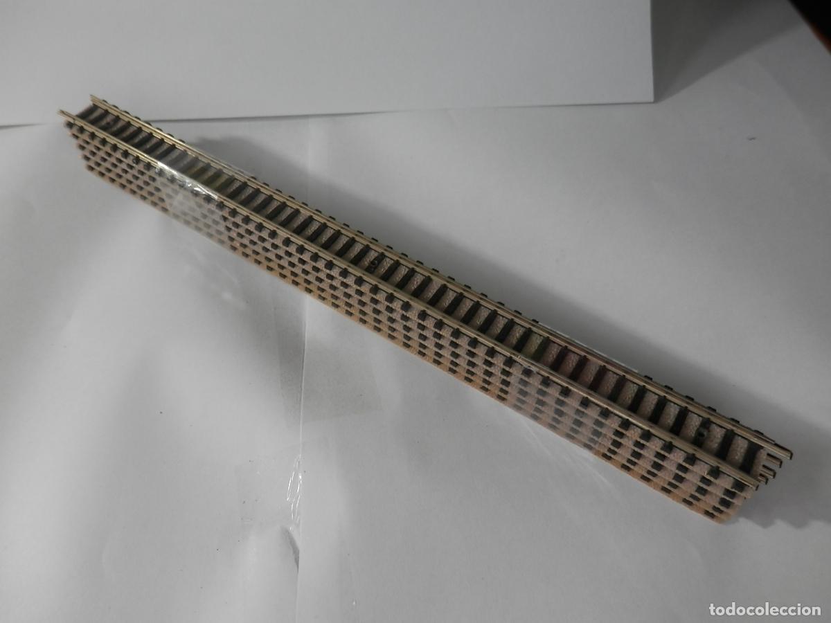 Trenes escala: LOTE 5 VIAS RECTAS REF 9100 ESCALA N DE FLEISCHMANN - Foto 4
